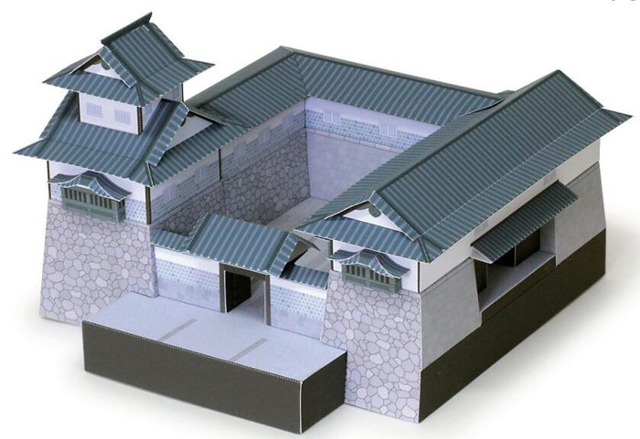 模型制作diy手工作业益智玩具古代四合院房屋3d立体其他模型