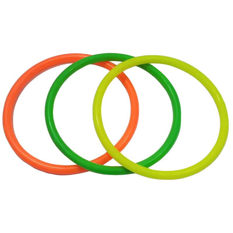 套圈地摊夜市圈圈玩具塑料圈环儿童套套投掷投掷套圈