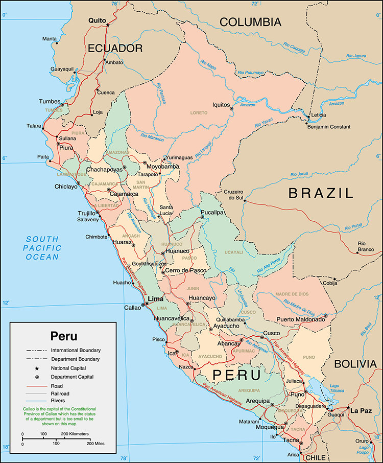 地图秘鲁ai矢量素材英文版国家分区实物设计素材设计素材