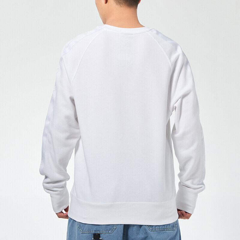 耐克卫衣男官网正品2021新款白色运动服休闲圆领运动卫衣