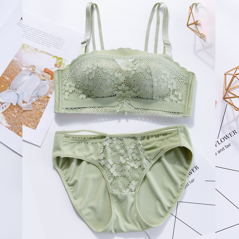 上托聚拢美背抹胸走光乳防收副整型调整夏薄厚文胸套装