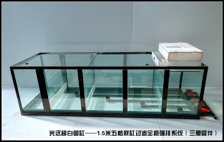 底缸过滤玻璃强排底滤缸排水系统金鱼缸鱼缸换水鱼缸