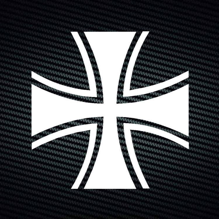 德国国军标志汽车改装反光防水装饰十字车贴贴花汽车装饰贴