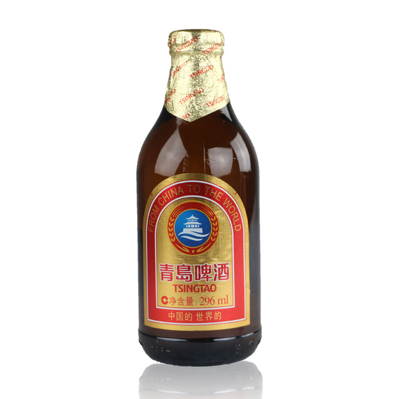 19年4月新货 青岛啤酒小金质 小金棕啤酒296ml*24瓶江浙沪皖包邮