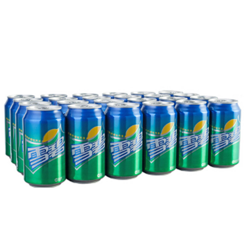 22年新货雪碧柠檬汽水罐装碳酸饮料330ml24罐碳酸饮料