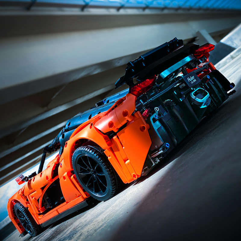 卫乐拉法跑车7051超级跑车模型拼装积木玩具兼容乐高科技遥控超跑