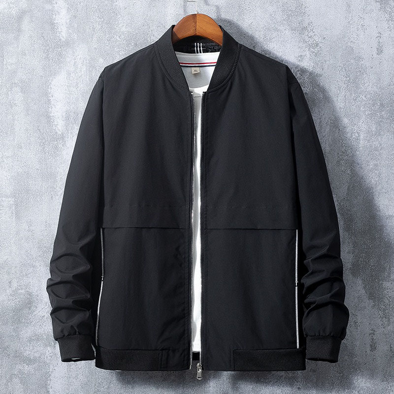 稻草人外套男士春季棒球衣服休闲百搭春秋工装夹克