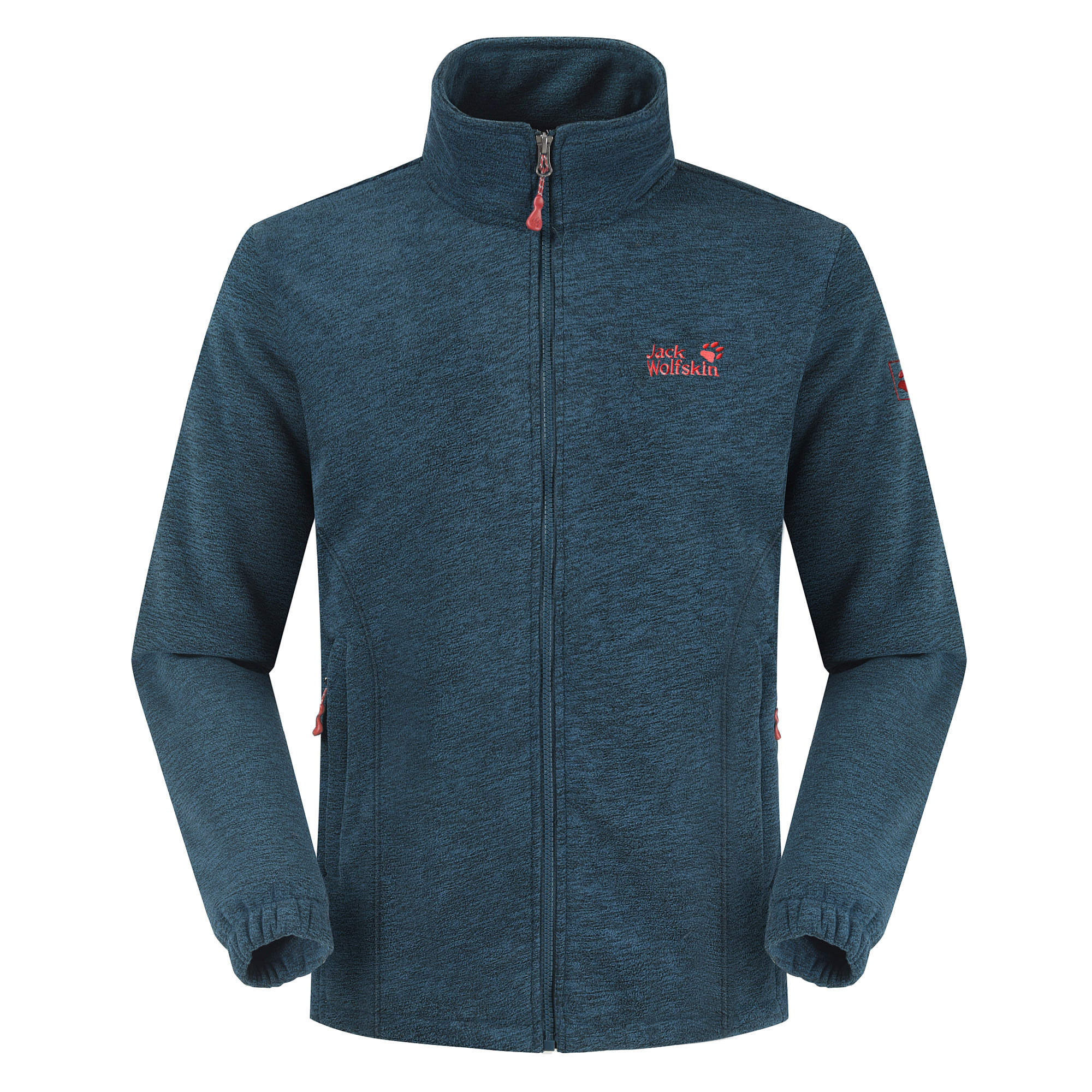 秋冬新款Jack wolfskin/狼爪抓绒衣男珊瑚绒加厚保暖透气开衫外套