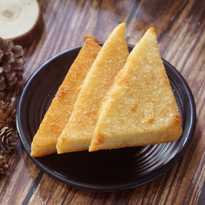 平潭三角芋粿芋头福建福州福清特色小吃吃早餐传统中式糕点