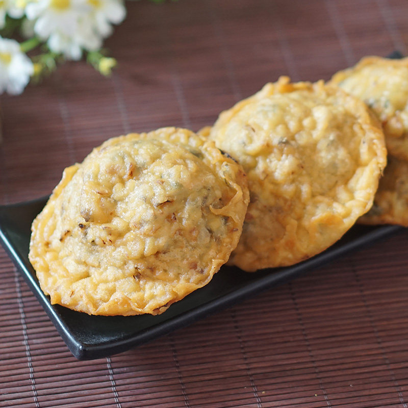 平潭海蛎饼 福建福州福清油饼特产餐饮特色手工小吃美食 6个装