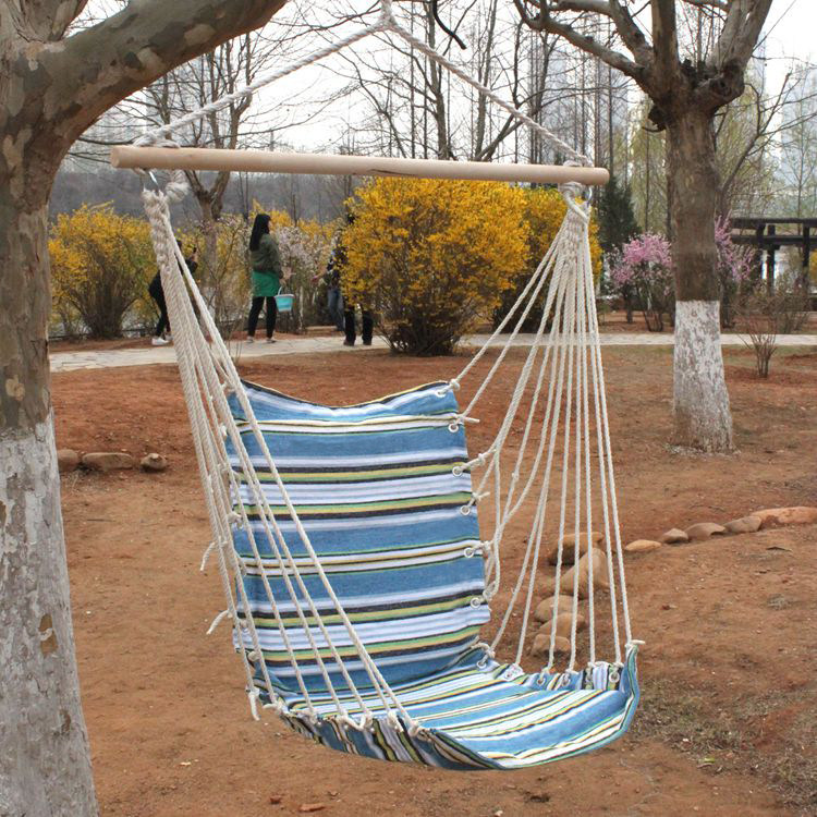 厂家发货多色可选帆布户外公园家用休闲吊床吊床