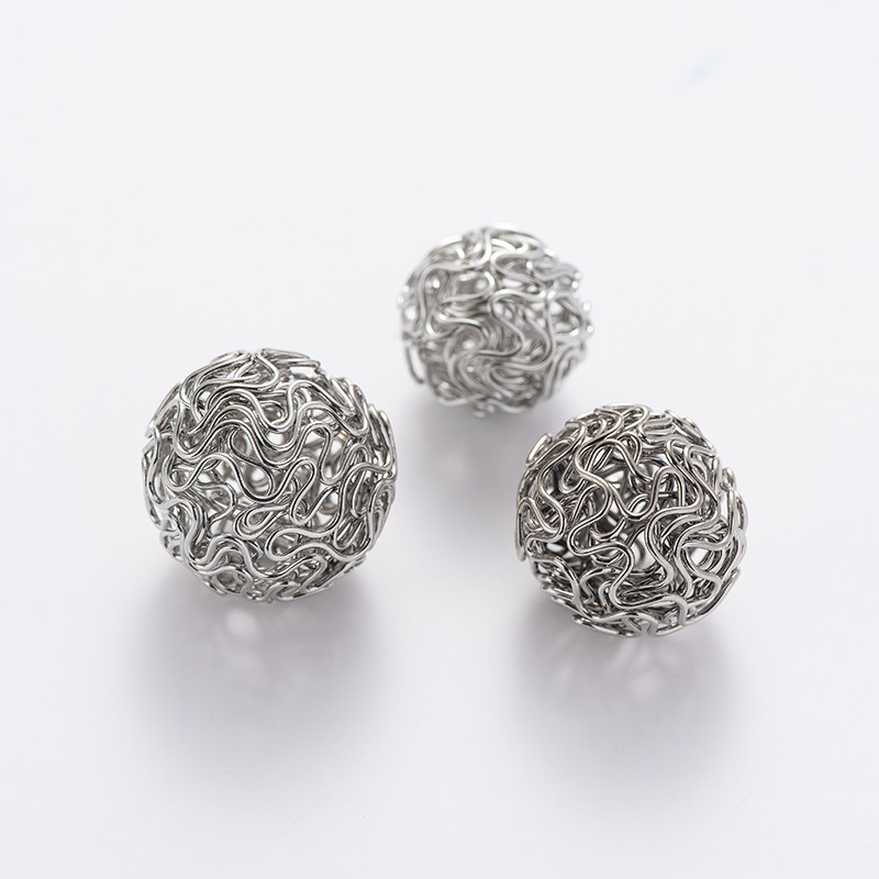 铁丝diy手工手工制制作材料波浪金属丝绕球镂空其他diy饰品配件