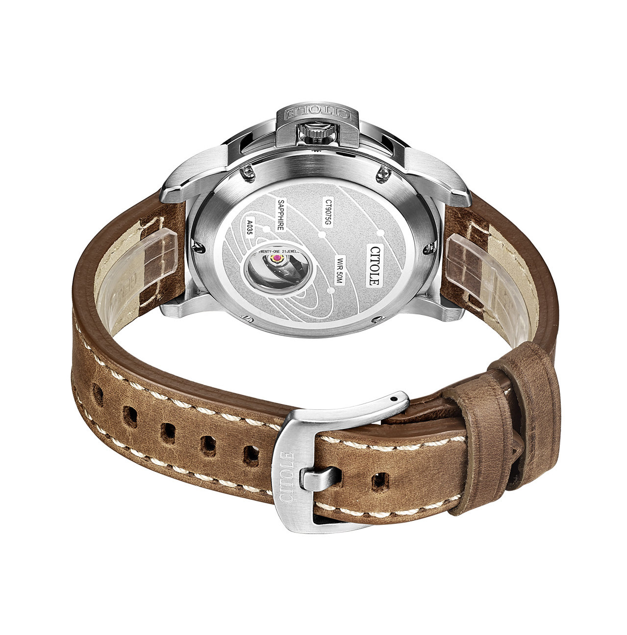 包邮citole西腾手表男士自动自动机机械表陨石系列国产腕表