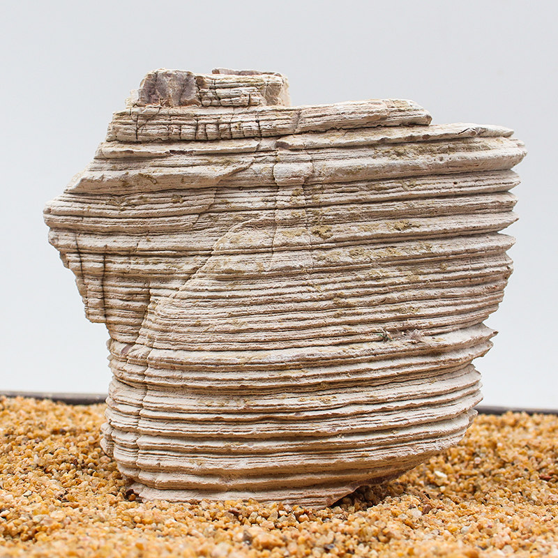 天然千层景石盆景缸盆水草水族箱石头多层造景造景