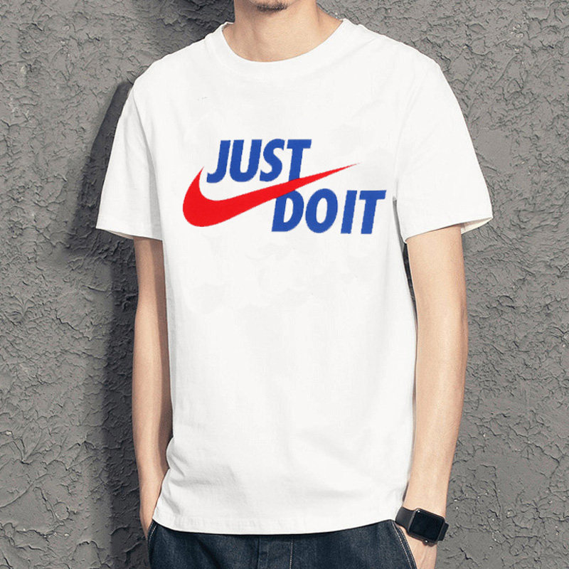 nike运动半袖休闲logo衣大白色耐克新款夏新款运动t恤