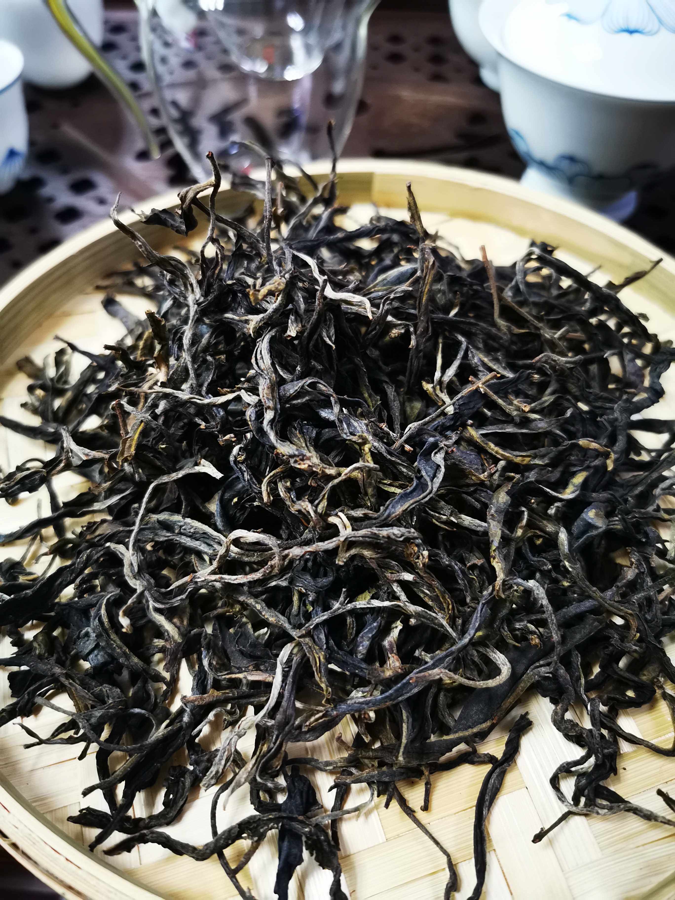 2020紫芽绿茶原始森林大叶种茶自然变种野生生紫茶叶包装