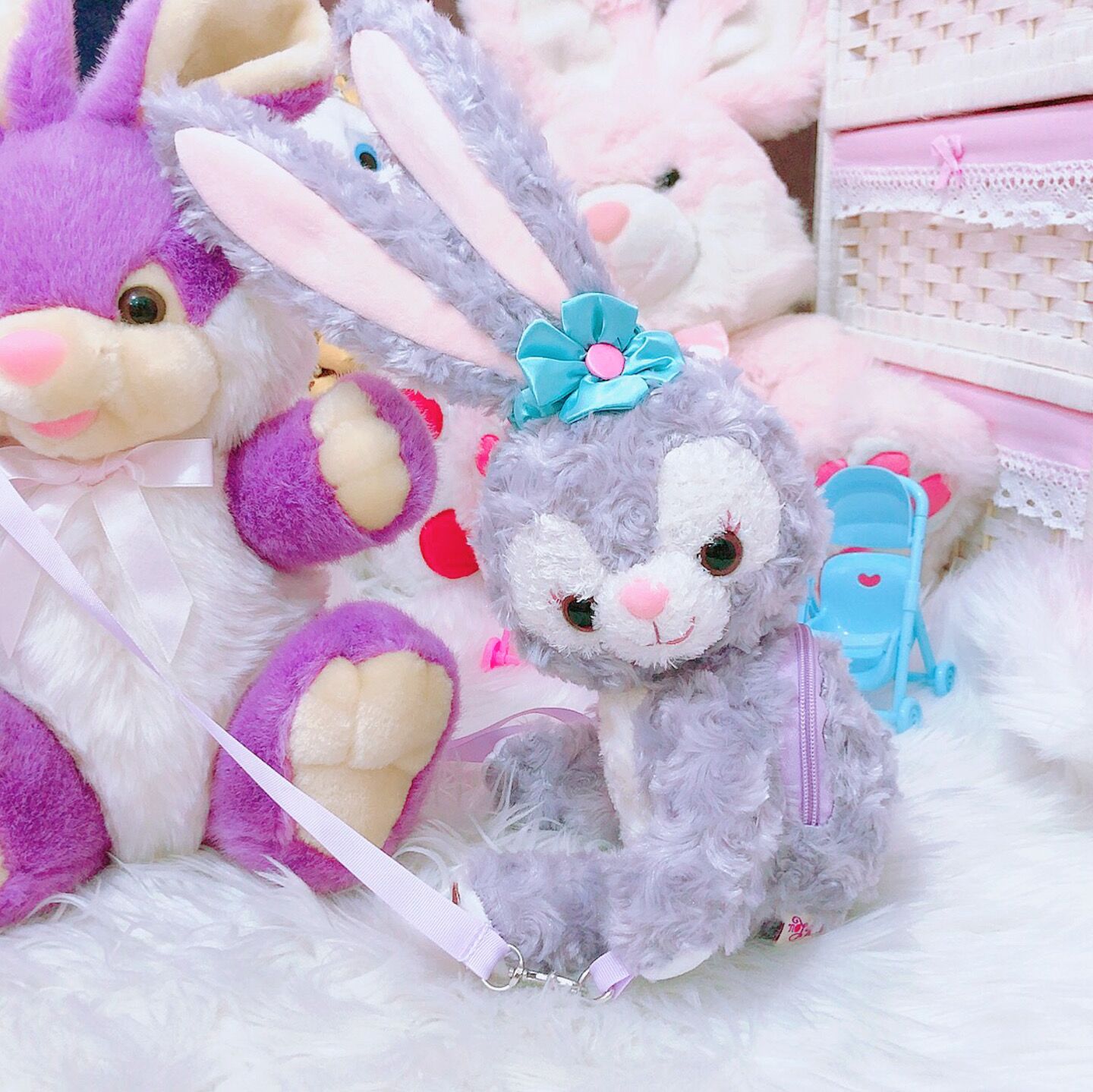 星黛露史黛拉斜挎生日礼物毛绒玩偶动漫背包