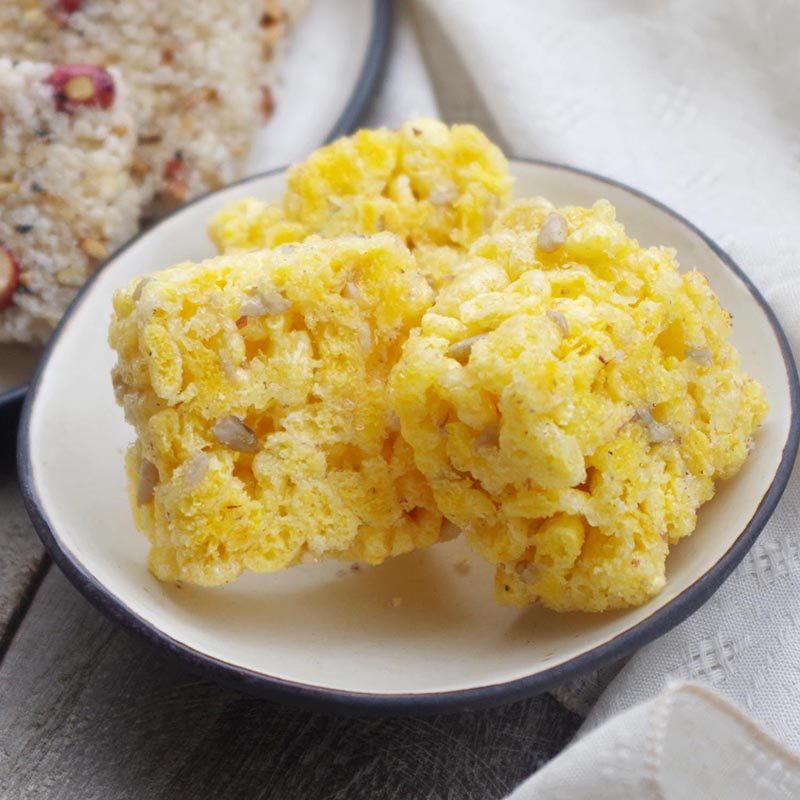 小米温州特产炒米糖纯手工花糖冰糖传统糕点