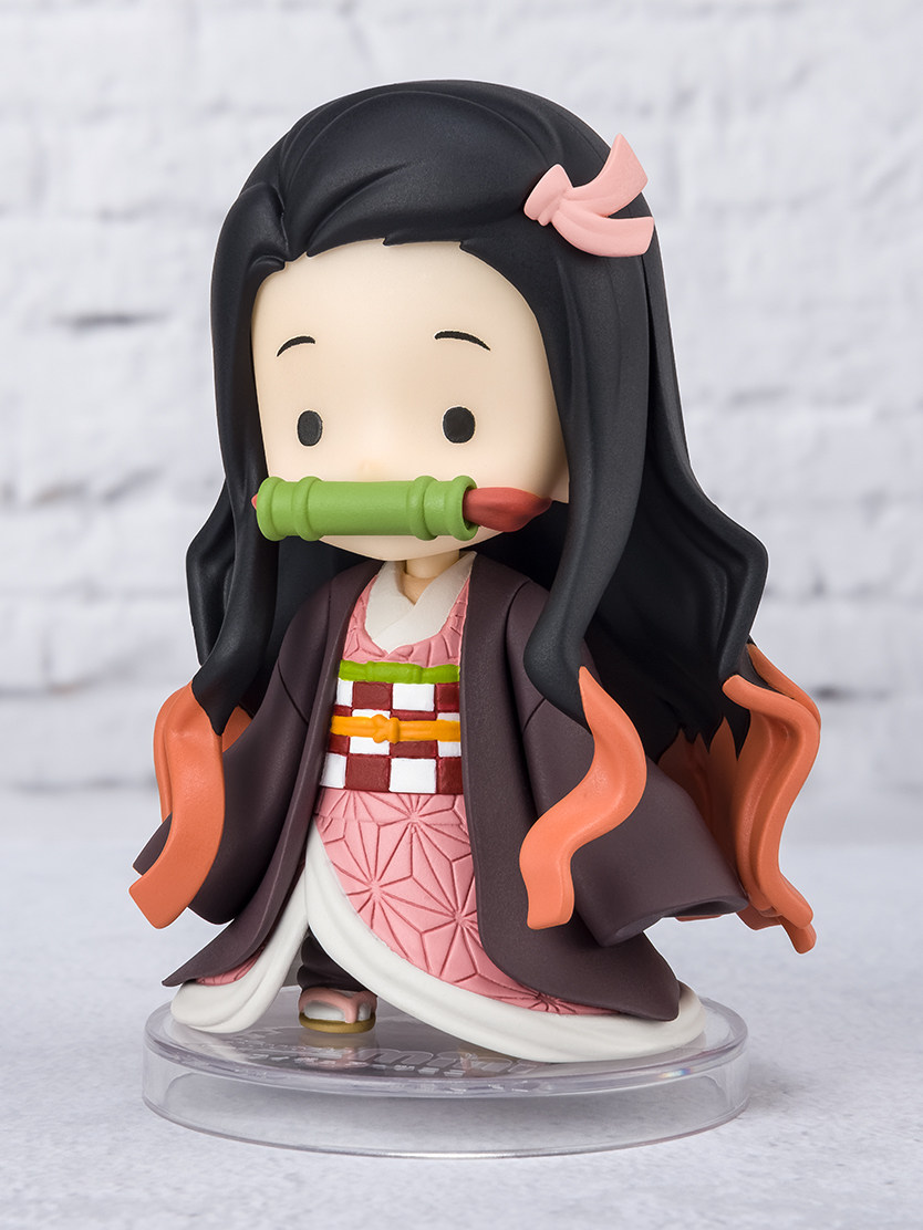 现货figuartsmini鬼灭之刃小祢豆子可动手办手办