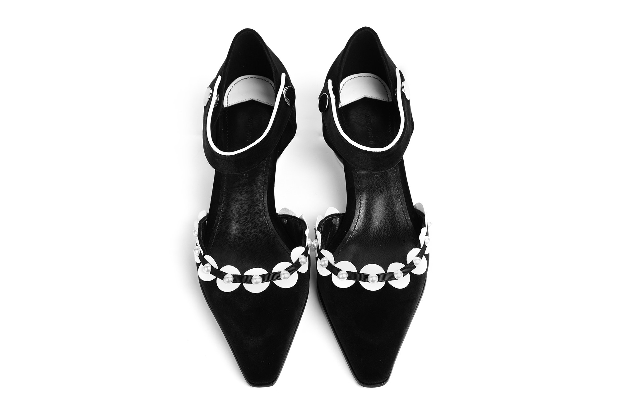 anarchglance原创设计师鞋履vol6绒面玛丽珍高跟鞋时装凉鞋