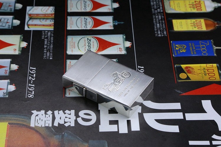 美国原装正版zippo打火机1932复刻镀银双面背标zippo