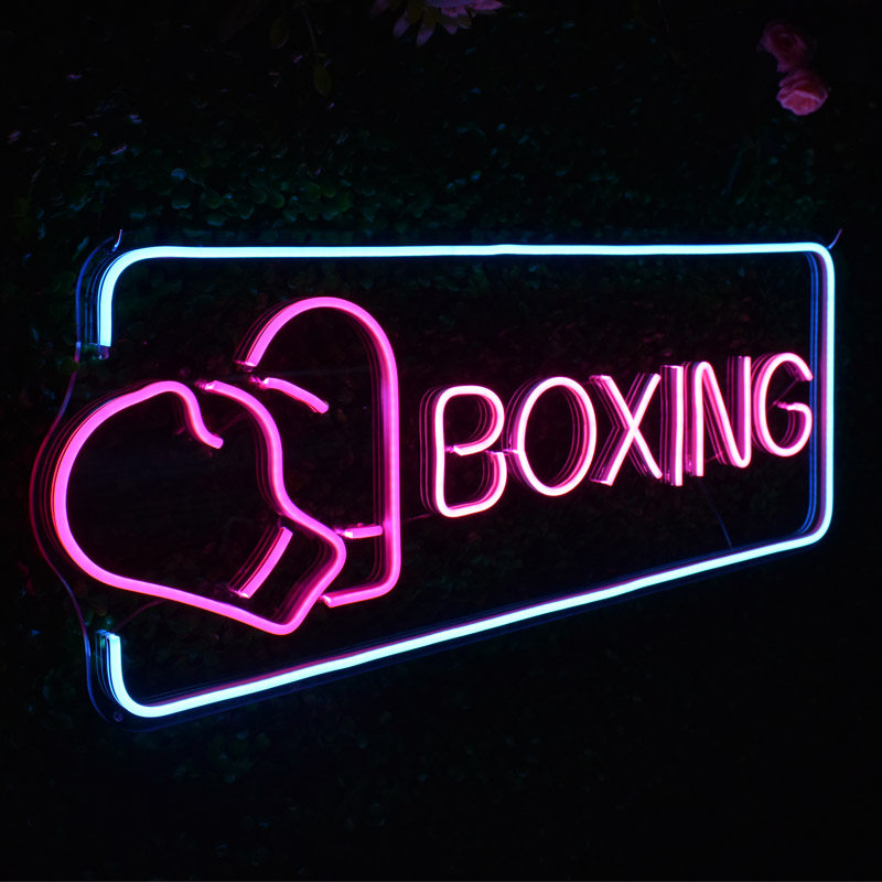 led霓虹灯发光定制logo广告牌灯带装饰ins运动led灯带