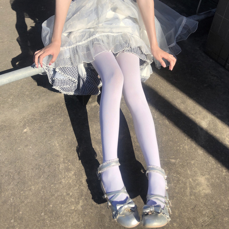白色甜美cos丝袜白丝袜炸街飘飘初恋仙气连裤袜连裤袜