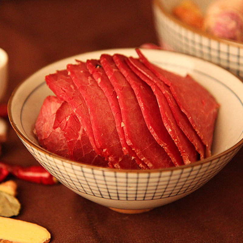 包邮四川特产南充阆中特产张飞五香原味牛肉干180克酱卤牛肉整坨