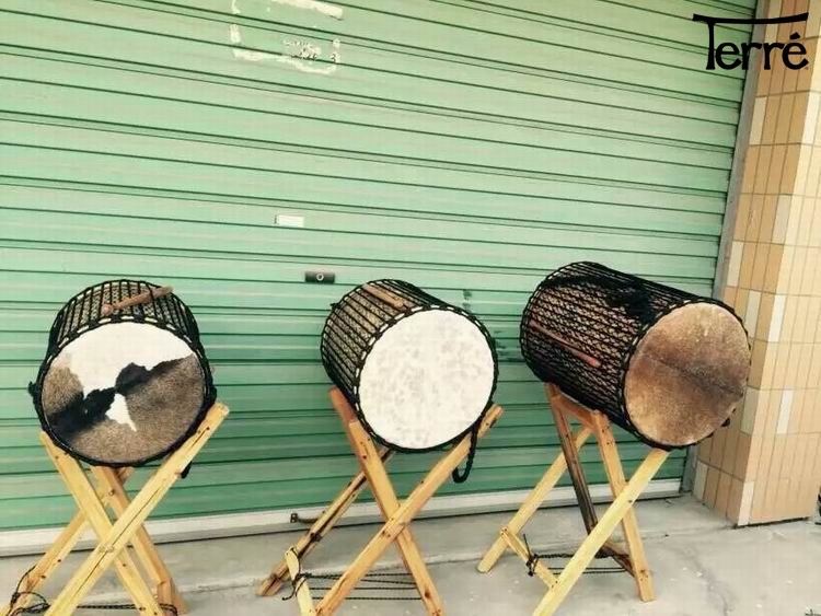 德瑞terre墩墩鼓非洲鼓dundun竹制进口乐器打击