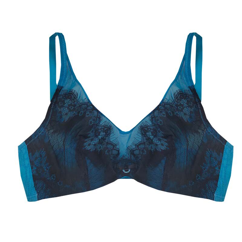 正品伊丝艾拉内衣专柜文胸18901单层超薄透明新款文胸