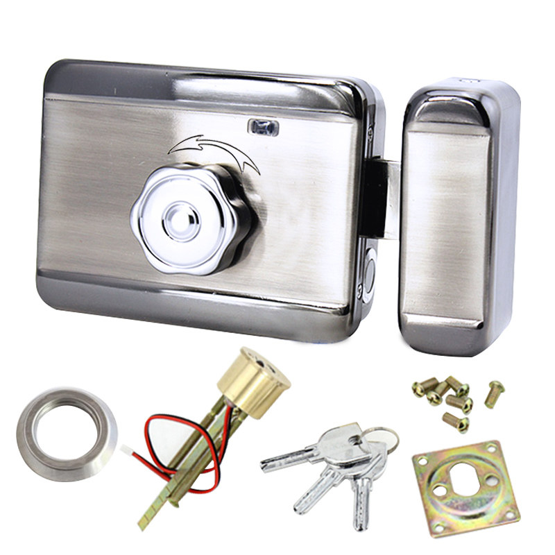 锁门门禁电锁灵机门禁系统电机电子电控灵性静音电控锁