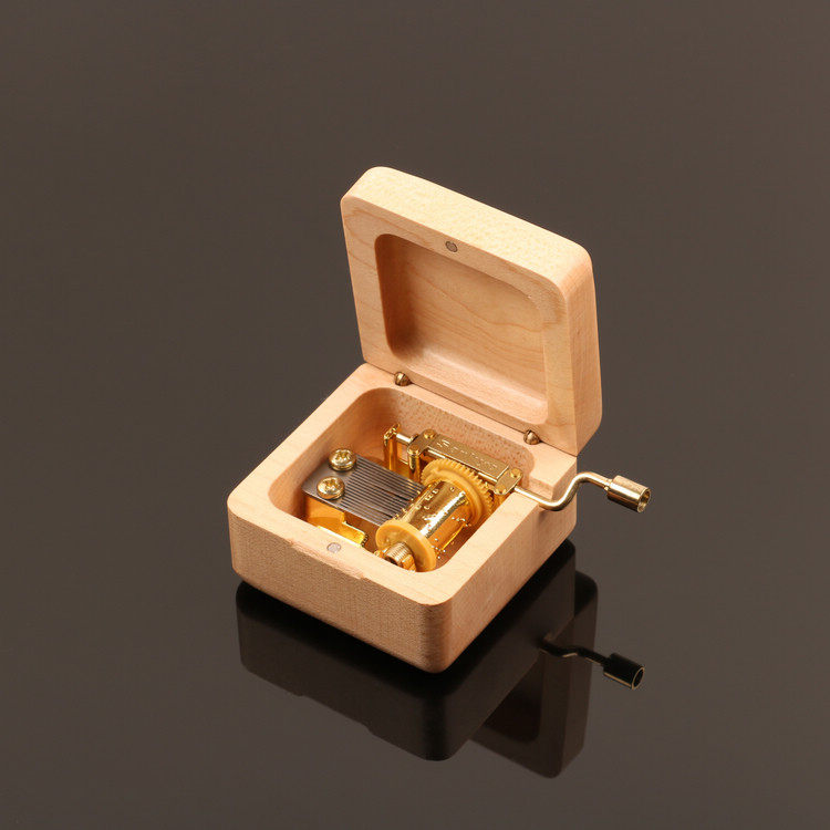 私人定制遇见天空之城生日快乐音乐盒木质手摇八音盒音乐盒