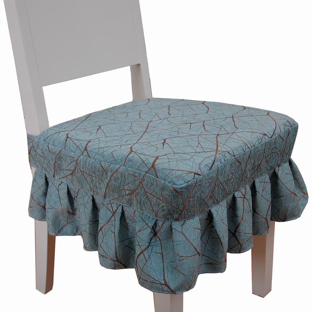 简约餐桌椅子坐垫椅垫布艺四季防滑家用垫子座垫套海绵芯加厚定做