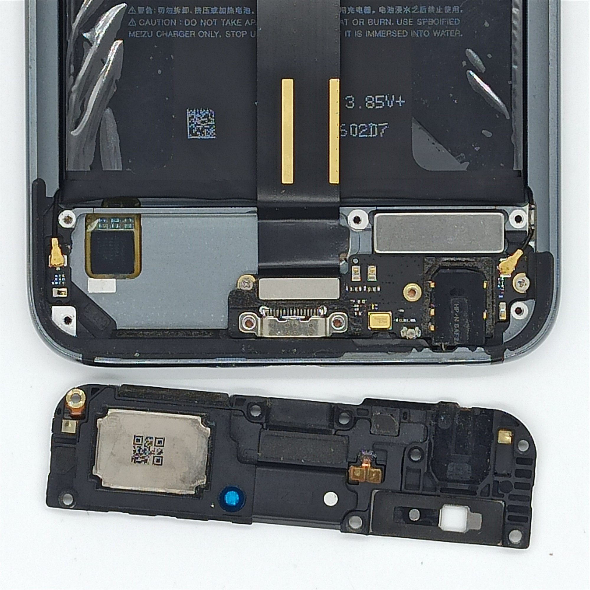 适用魅族16thplus尾插小板卡托像头电池喇叭手机零部件