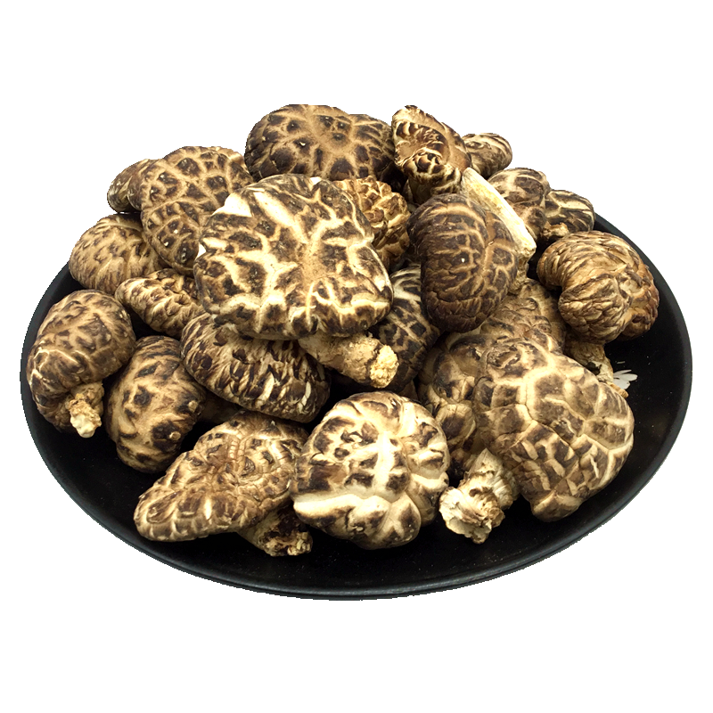 花菇干货特级野生椴木干香菇250g肉厚蘑菇湖北特产香茹农家小花菇-mc