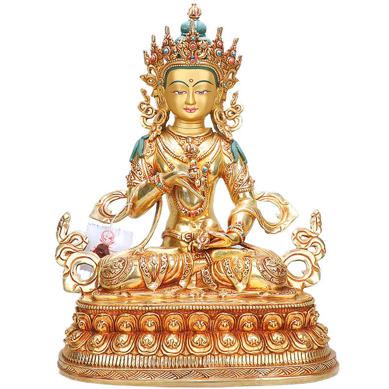 佛像金刚藏传菩萨供奉佛台密宗萨埵金藏传全鎏摆件