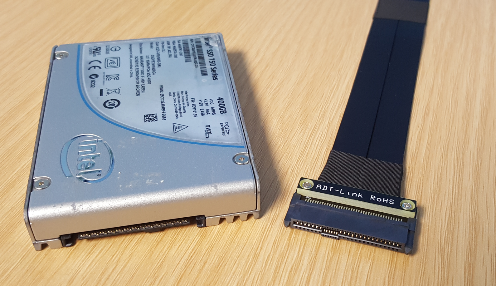 u.2接口u2pci-ex4sff-8639nvmepcie延长数据线连接线