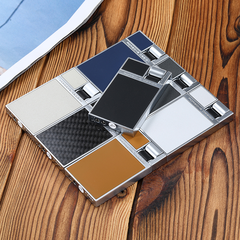 德国保时捷打火机porschedesign男士防风充气超薄简约充气打火机