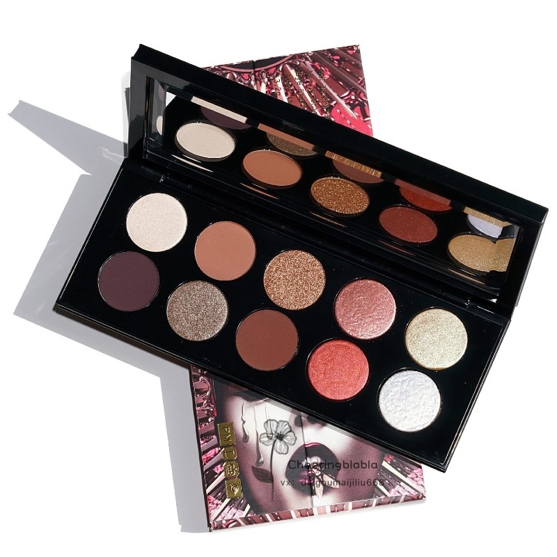 眼影现货秒发patmcgrath玫瑰二代divinerose10色眼影