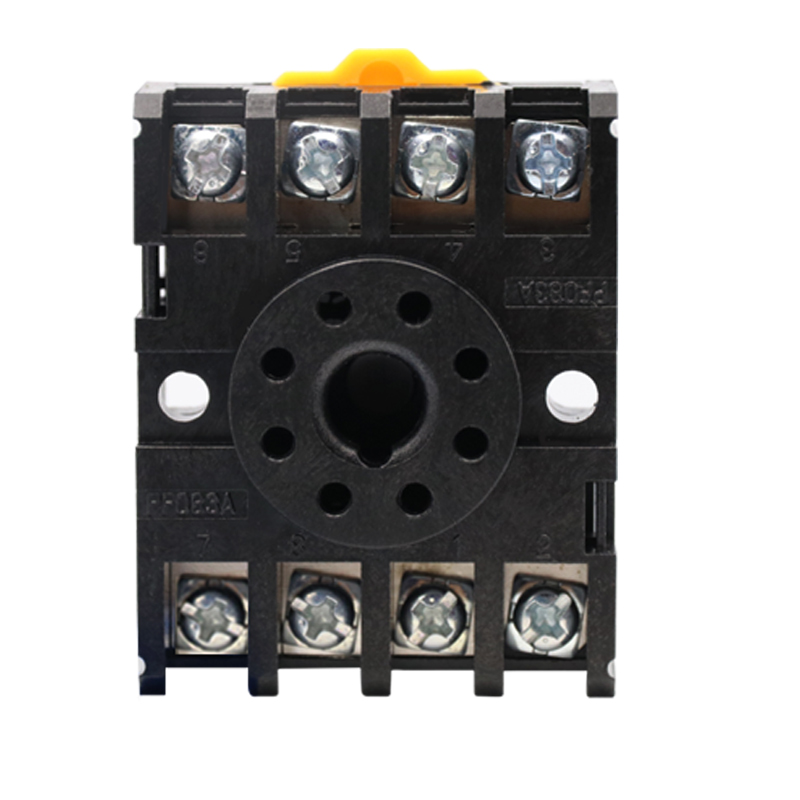 继电器底座时间8脚配dh48sjtx2cjqx10fst3p导轨时间继电器