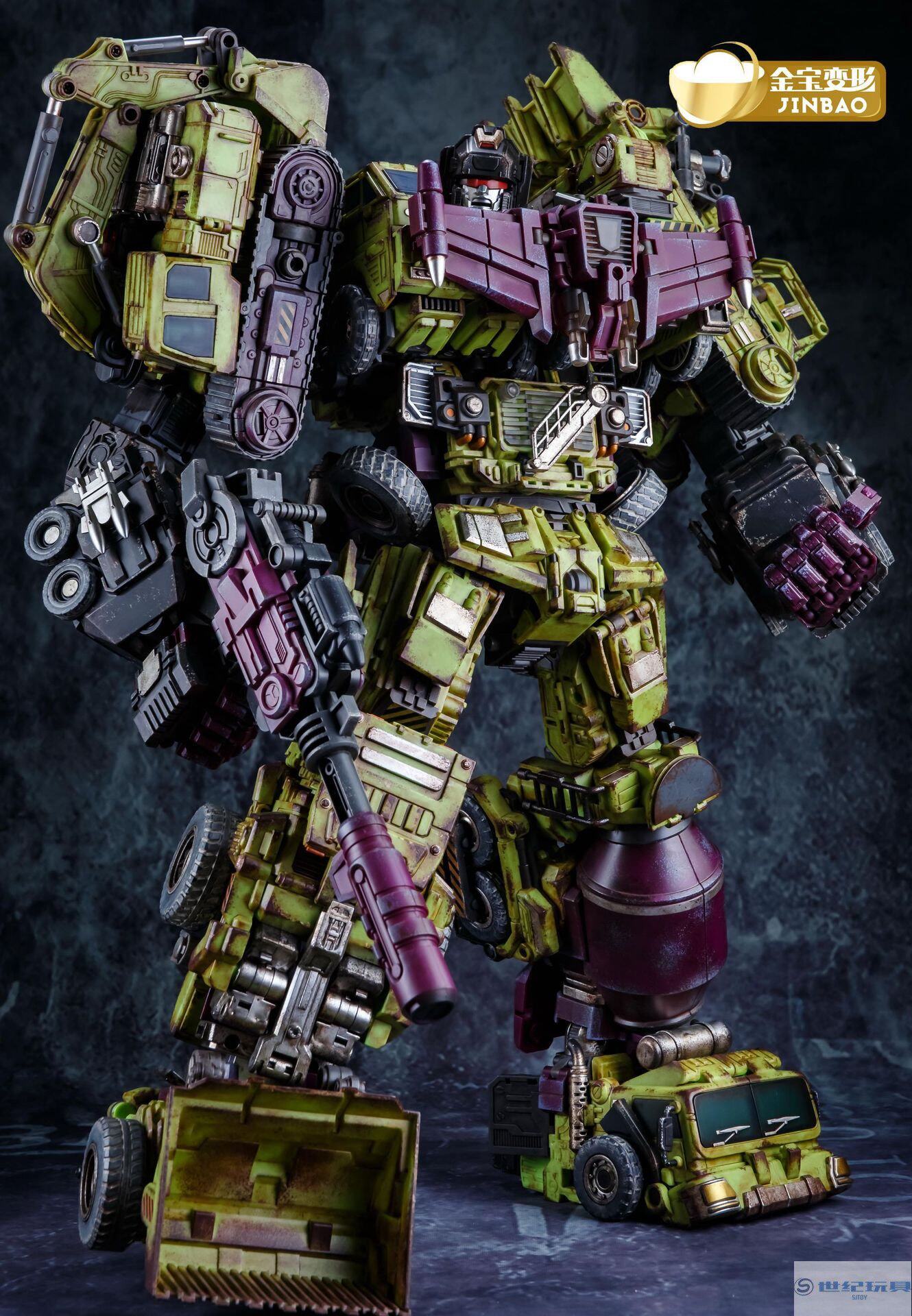 大力神涂装nbk现货金宝战损版旧化处理g1动画儿童机器人