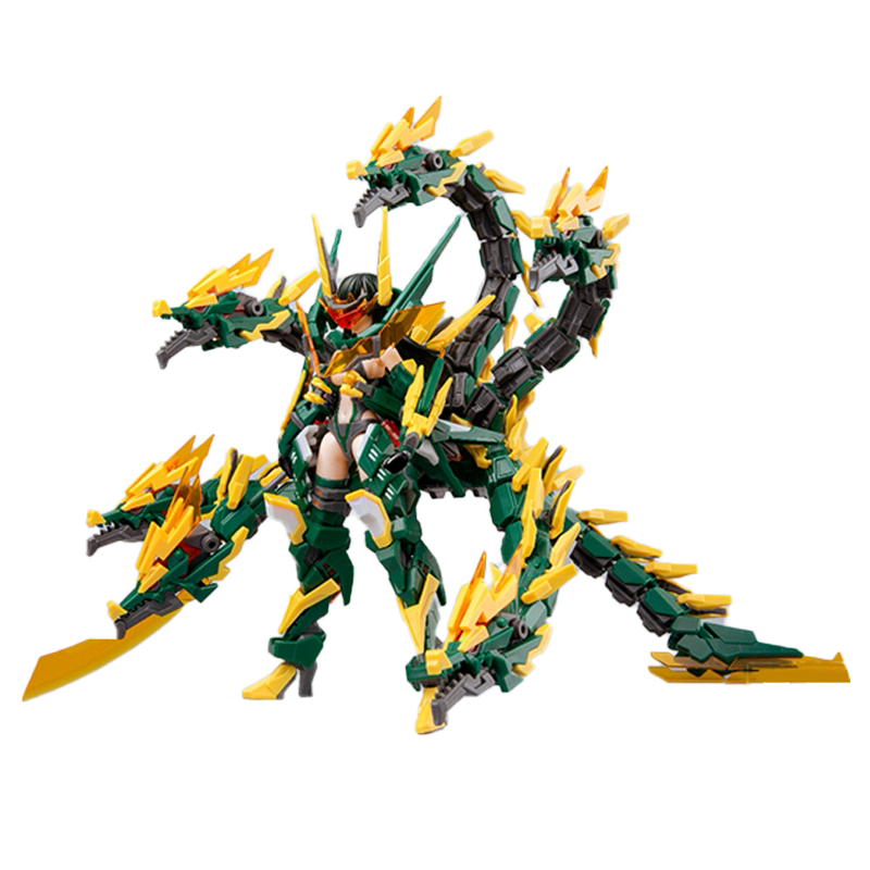 预定魂姬mg02关羽雷神原创机拼装模型机甲变形国创机甲