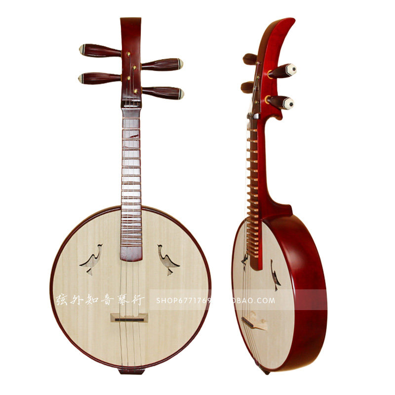 花梨木小阮硬木小阮红木小阮初学练习中阮考级演奏厂家直销