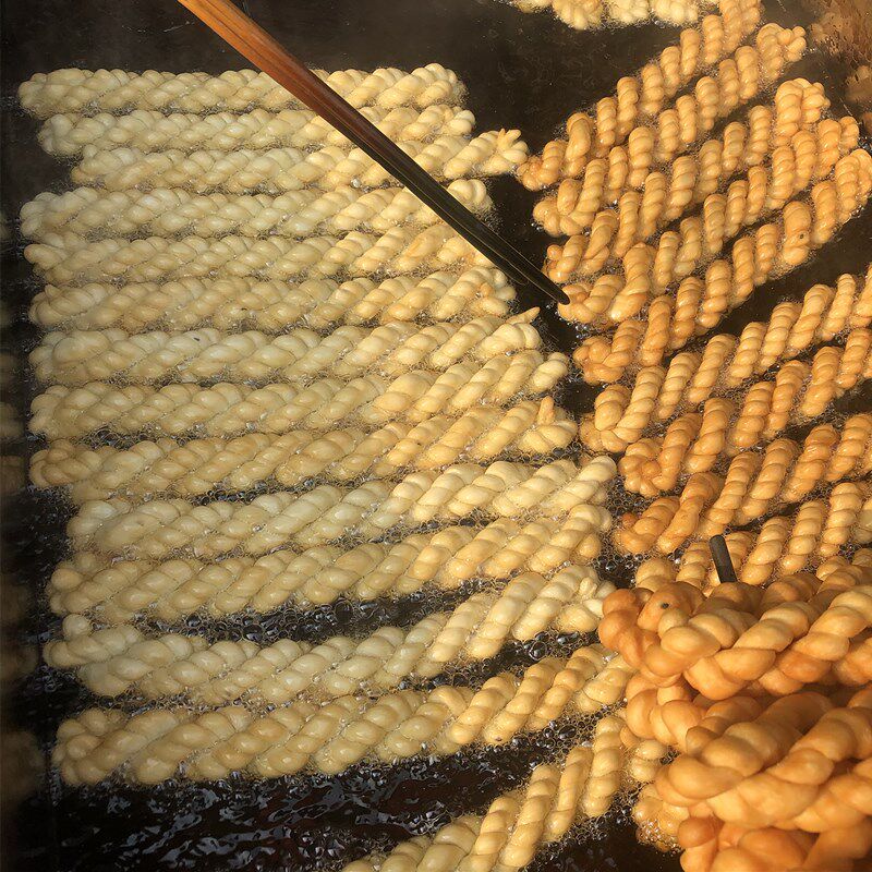 山西运城小吃稷山麻花万荣香脆咸味吃货美味传统中式糕点