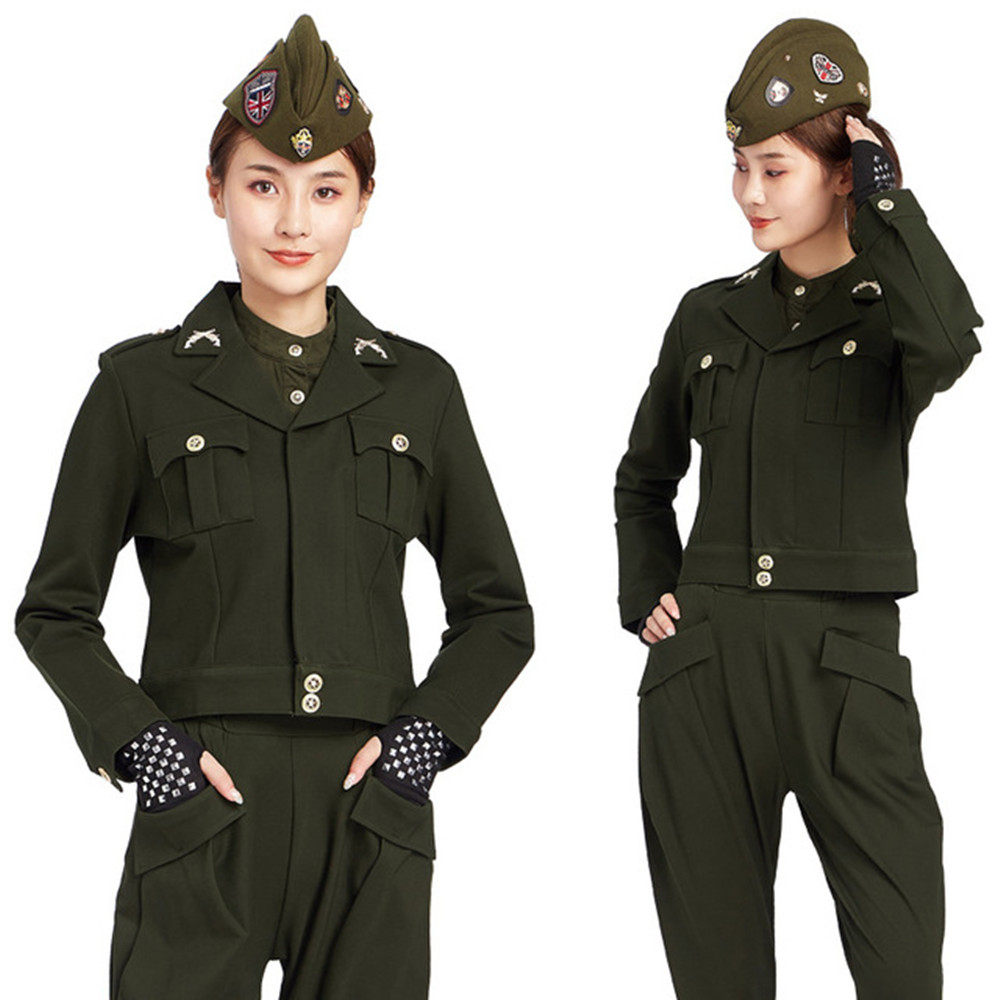 水兵服装女大码列宁新款秋冬短外套广场舞上衣长袖短外套