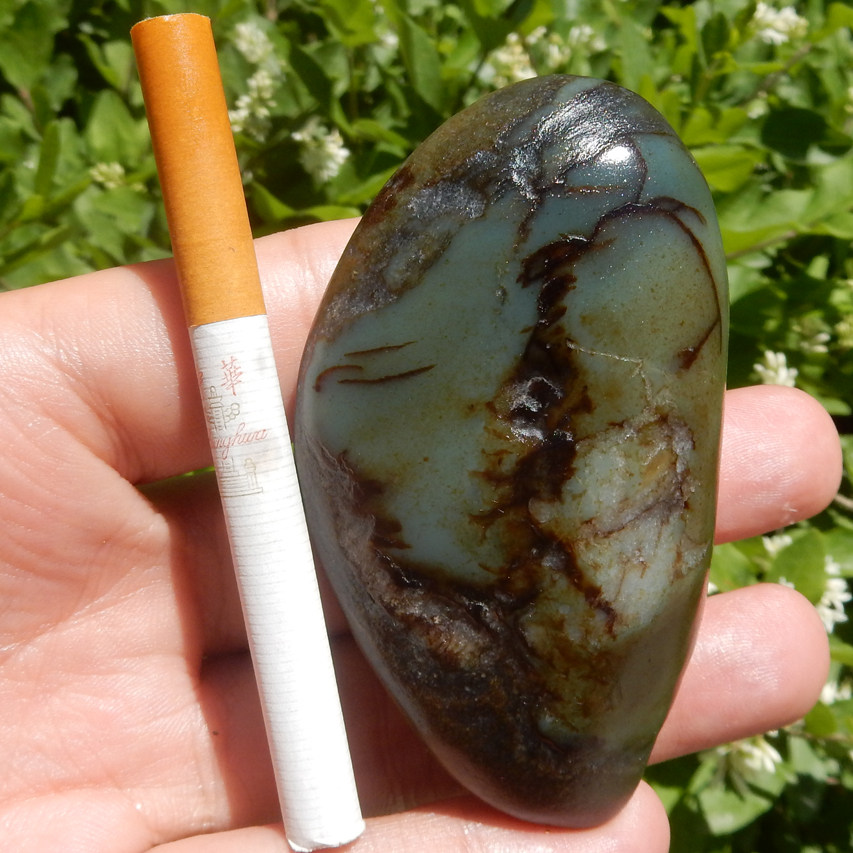 方言和田玉特惠老鹿皮蓝玉精品把玩原石籽料珠宝奇石