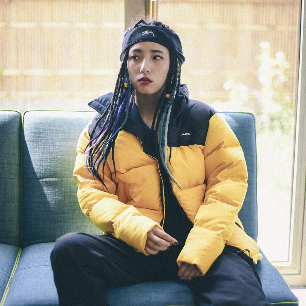 714street 18AW冬季加厚工装羽绒服男潮短款连帽厚款外套潮流情侣