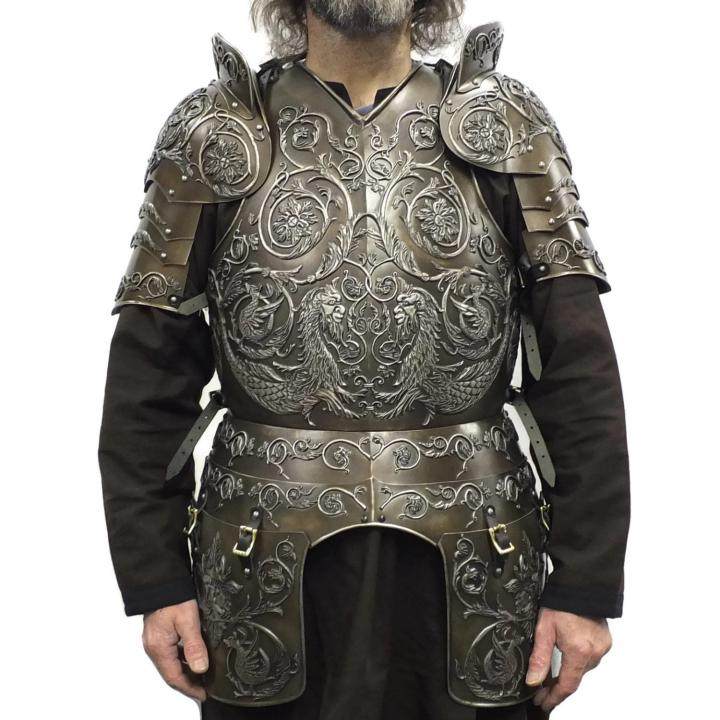 armor英国代购手作迷人中世纪复古浮雕胸甲铠甲cosplay男装