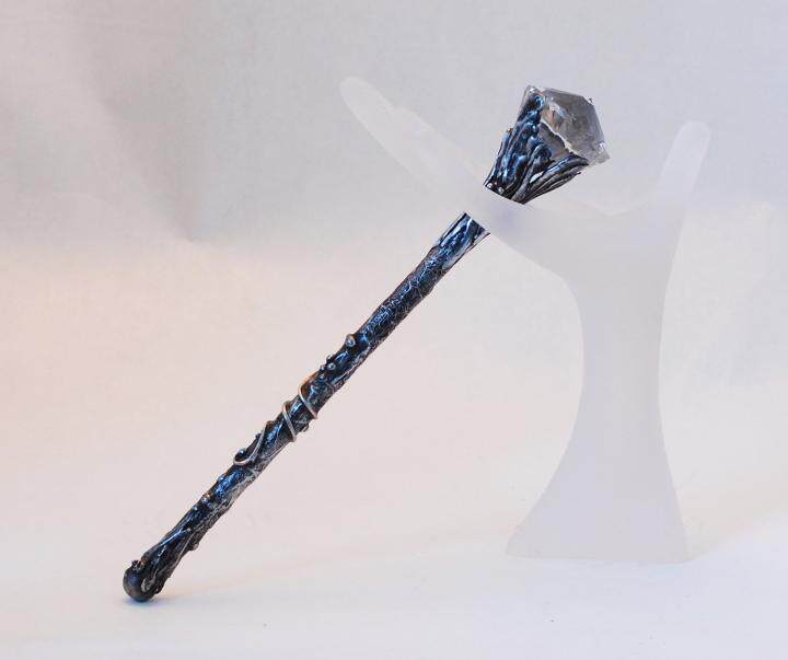 加拿大代购crystal手作复古钻石型斜面水晶玻璃魔杖其它