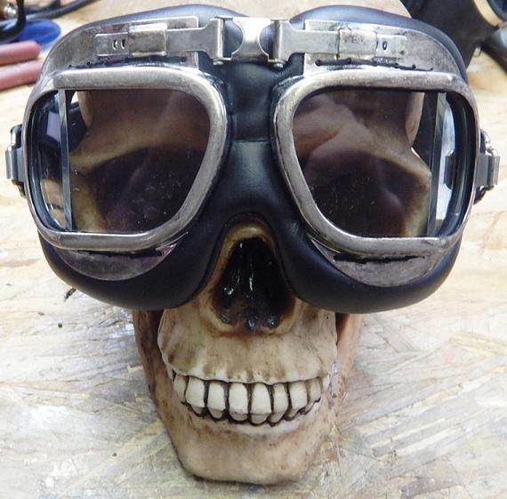 goggles美国代购手作蒸汽朋克战斗主题防紫外线舒适护目镜